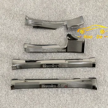 

Stainless Steel Car-styling Door Sill Scuff Plate Welcome Pedal Threshold Pedals For Mercedes Benz C E GLC W205 W213 X253