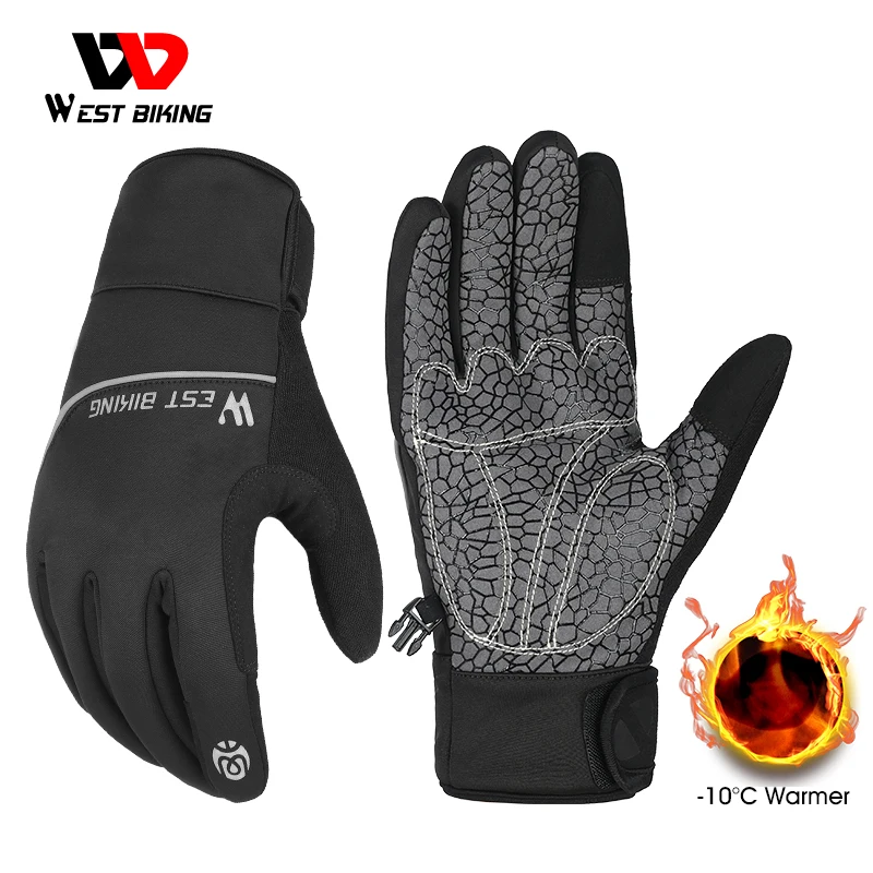 WEST BIKING Winter Cycling Gloves 