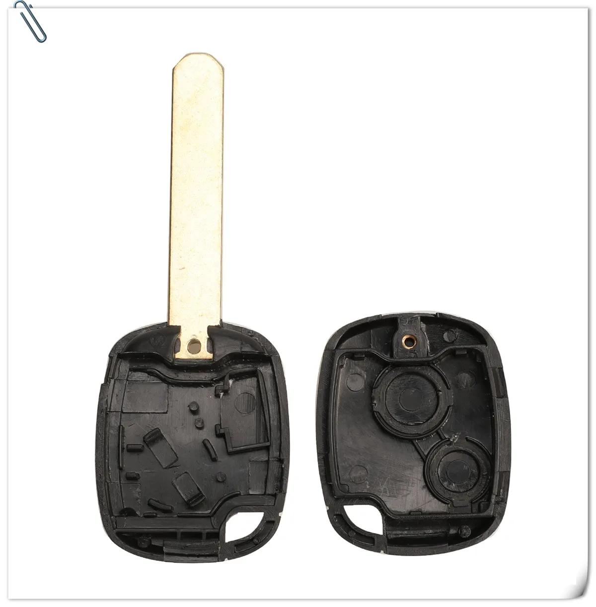Jingyuqin 1/2 кнопки дистанционного ключа чехол для Honda CR-V Odyssey Fit, City c-ivic accord с кнопкой Pad