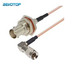 

CC4 DIN 1.0/2.3 Mini BNC Right Angle to BNC Male / Female 75 Ohm RG179 Pigtail HD SDI Cable for Blackmagic HyperDeck Shuttle