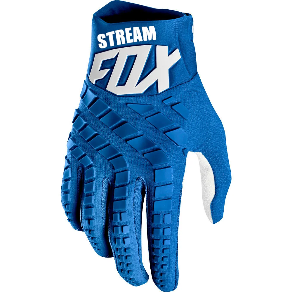 2019stream-fox moto rcycle перчатки ATV Team moto cross перчатки для moto Pom Beanie Team Snapback Mtb горный велосипед MX перчатки - Цвет: Синий
