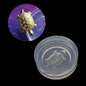 

Cute Mini Size Cuora trifasciata Pendant Molds Slilcone UV Resin Molds Jewelry Tools