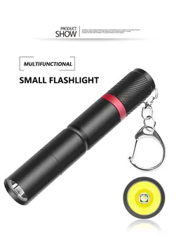 

1Pcs Portable Mini Flashlight LED Outdoor Pocket Light Flashlight Night Walking Lighting Multifunction Waterproof Camping Lamp