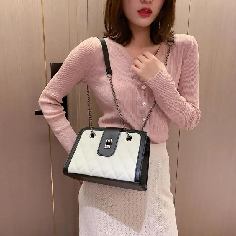 

New Fashion Handbags Multi-function Simple Handbag Women Fashion Leather Shoulder Bag Classic Elegant Shopping Totes