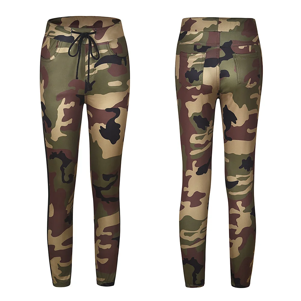 2019 AliExpress EBay, хит продаж, камуфляжные повседневные штаны с принтом, обтягивающие 9 штанов