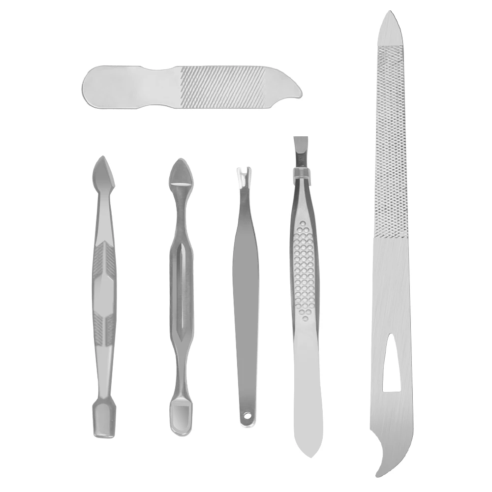 18in1 Stainless Steel Manicure Set Professional Pedicure Kit Nail Clipper Finger Plier Cutter Scissor Grooming Kit Nail Art Tool