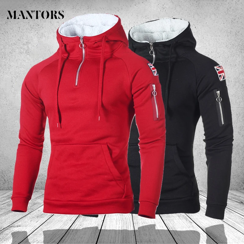 Casual Men Patchwork Hoodies Fashion Hooded Sweatshirt Coat Male Winter Spring Black Red Streetwear Tracksuit Man Hoody Pullover Casual Men Patchwork Hoodies Fashion Hooded Sweatshirt Coat Male Winter Spring Black Red Streetwear Tracksuit Man Hoody Pullover