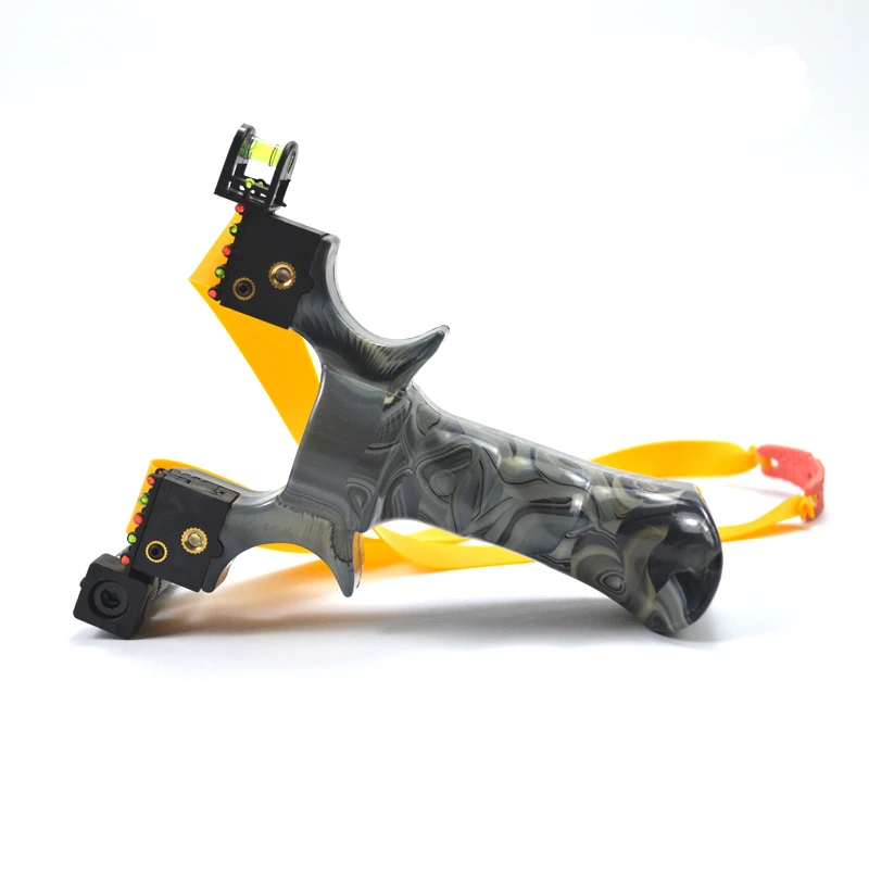 Slingshot лазерный прицел Смола плоская резиновая полоса уровень волокна лазерная