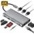 USB HUB Док-станция Type C Адаптер USB 3.0 4K HDMI-совместимый VGA RJ45 10 в 1 Конвертер для Macbook Pro Hub Thunderbolt 3