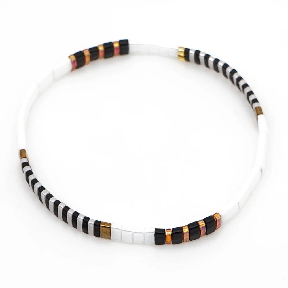 Go2boho Japan White Miyuki Tila Beads браслеты для женщин и мужчин летние пляжные украшения Pulseras Mujer подарки ручной работы
