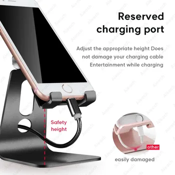 

Desktop Holder Tablet Stand For ipad 9.7 10.2 10.5 11 inch Rotation Aluminium Tablet Stand secure For Samsung Xiaomi
