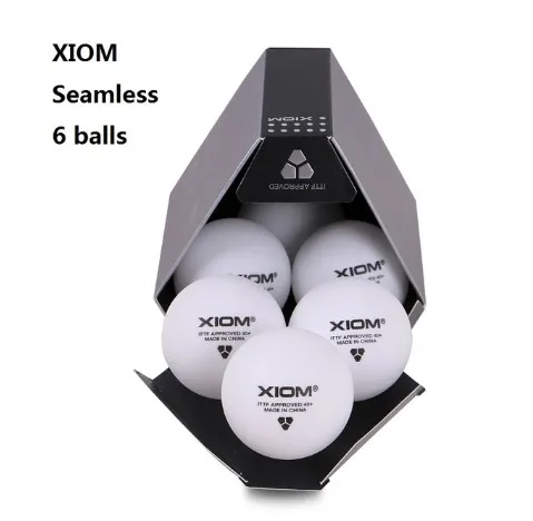 XIOM 6 Balls 729 DHS JOOLA PALIO SANWEI 40+ 3 звезды мяч для настольного тенниса новая технология для ракетки для пинг-понга Олимпийские игры - Цвет: XIOM 6 Balls