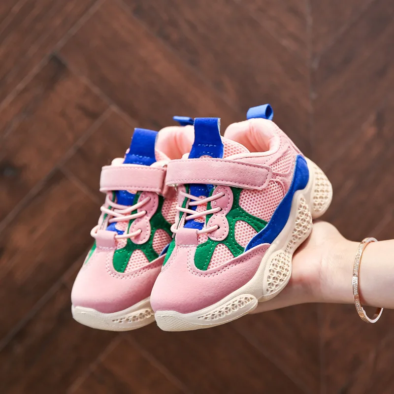 

2019 Hot Selling Children Dad Shoes Small Net Red Shoes Spring And Autumn New Style BOY'S Shoe Athletic Shoes Breathable Cool GI