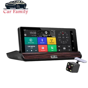 

Car DVR Full HD 7 Inch 3G Touch Screen Android 5.0 Digital Video Recorder With WIFI Bluetooth GPS Navigation Dual Lens Dash Cam
