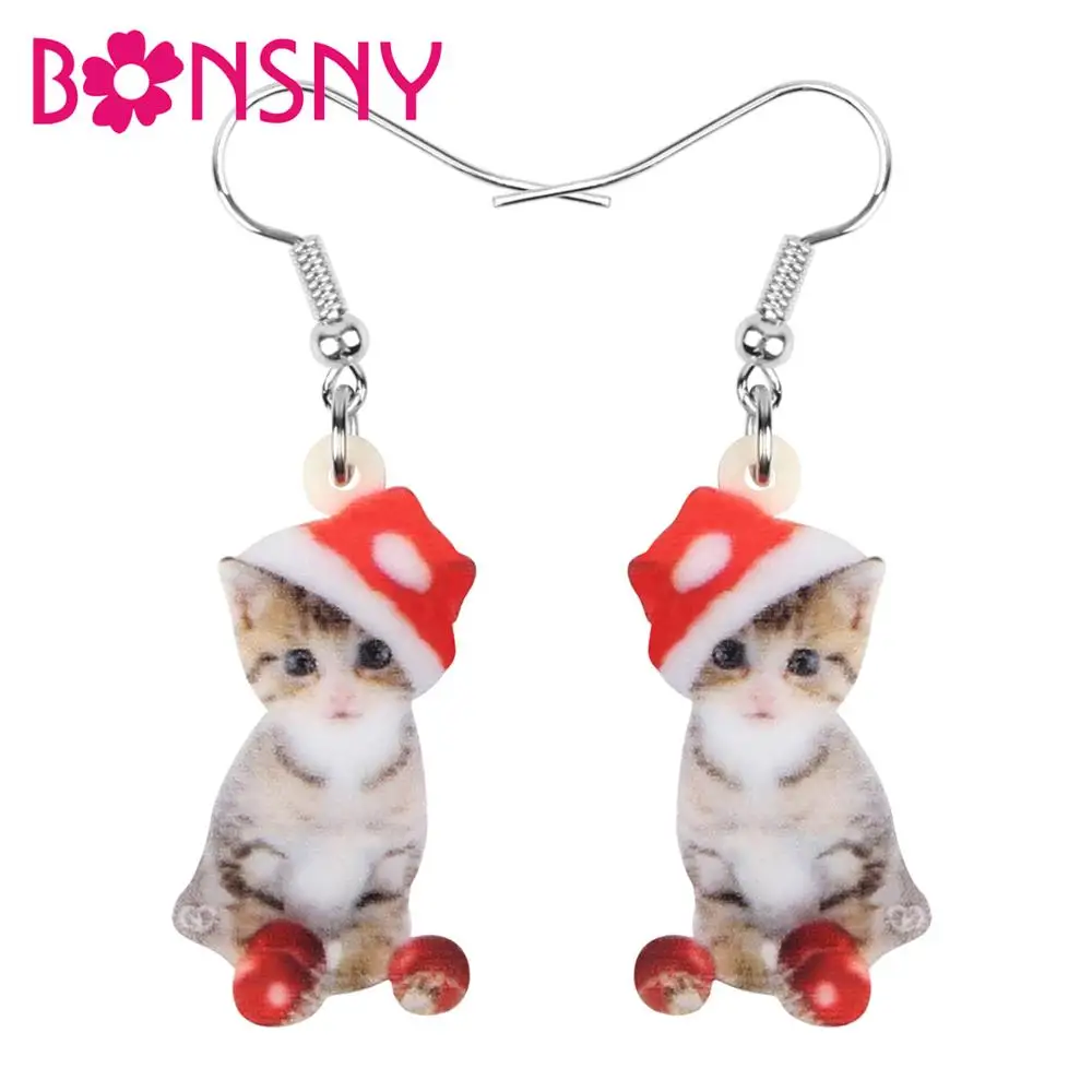 The Bonsny Orecchini A Goccia In Acrilico A Forma Di Gallina, Design Divertente, Leggeri, 6,3 Cm, Per Donne E Ragazze, Regalo Originale
