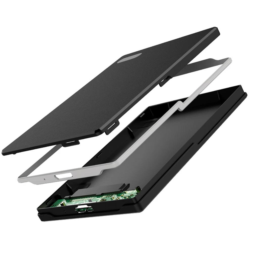 2,5 дюймов HDD SSD чехол Sata для USB 3,0 2,0 адаптер бесплатно 5 6 Гбит/с Корпус жесткого диска Поддержка 2 ТБ HDD диск disco duro externo