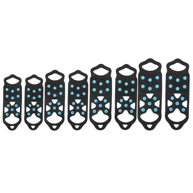 

11 Studs Crampons Spikes Anti Slip Walk Traction Cleats Outdoor Over Shoe Boot Ice Snow Grips Anti-Slip Shoes Covers Crampon