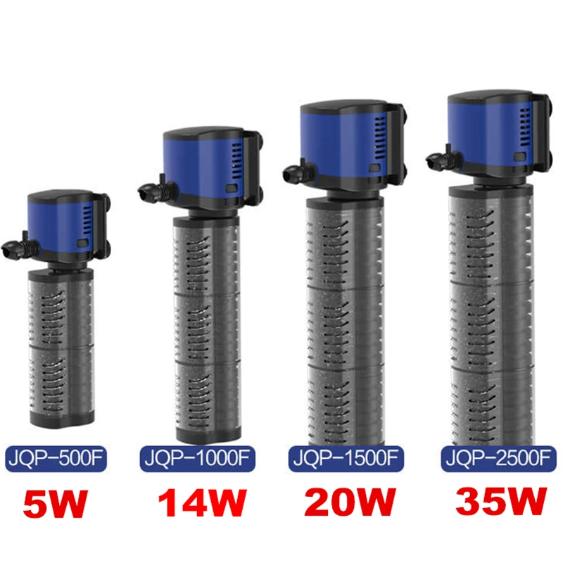 Comprar 220V Sunsun filtro interno de acuario 3 en 1 Bomba de filtro de esponja sumergible silenciosa para tanque de peces fabricante de ondas bomba de agua de oxígeno