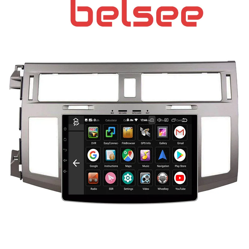 Belsee " Восьмиядерный 4 ГБ Android 9,0 Авто головное устройство Автомобильный Радио мультимедийный плеер стерео для Toyota Avalon 2006 2007 2008 2009 2010
