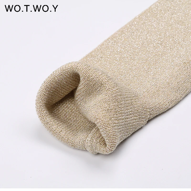 Shiny Sequins Women Turtleneck  Pullovers Sweater Long Sleeve 2017 Womens Knitted Sweaters Solid Autumn Winter Jumper New