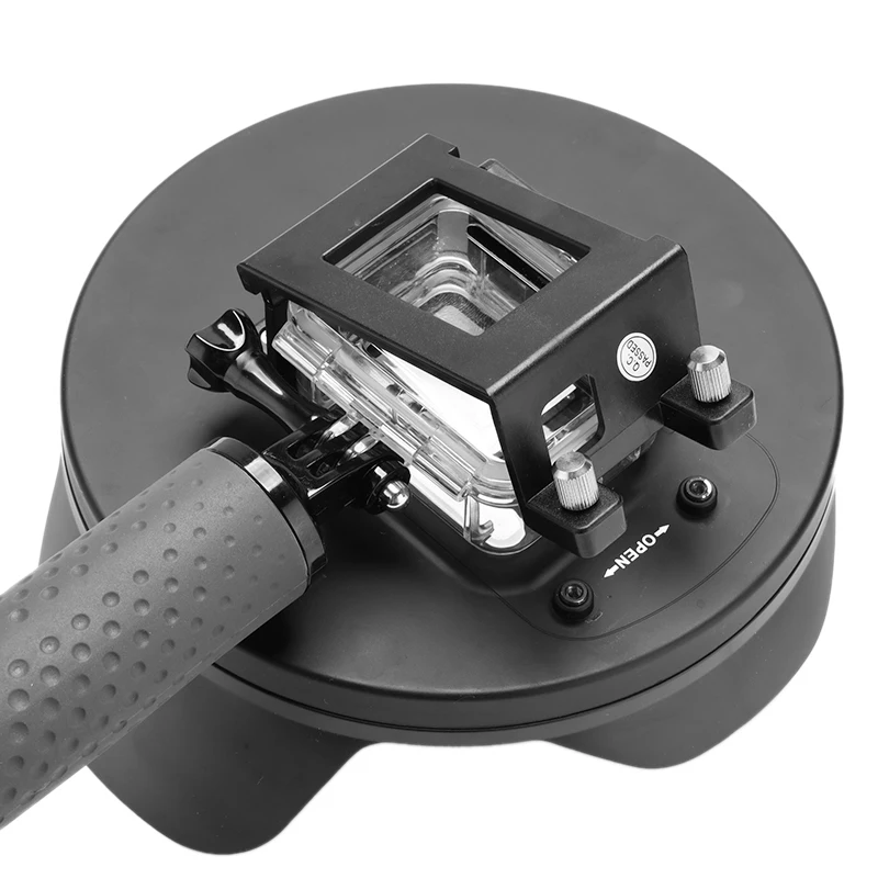 Ручной Водонепроницаемый подводный купол порт чехол для GoPro Hero 7 6 5 с поплавковой ручкой солнцезащитный козырек объектив купол для GoPro 6 5 7 аксессуар