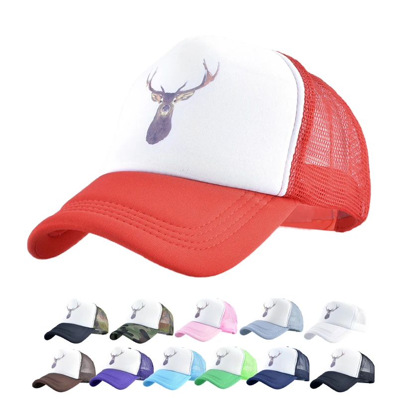 Adjustable Mesh Baseball Cap Cotton Breathable Hat Men Sports Peaked