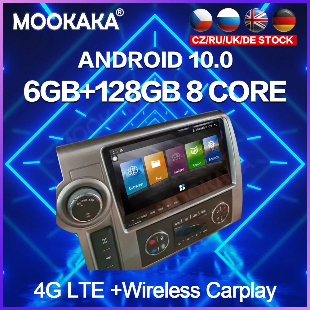 

Android 10.0 6+128G Carplay DSP For Hummer H2 2008-2012 Car GPS Navigation Audio Radio Multimedia Player Screen Head Unit Stereo