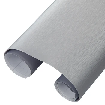 

SUNICE 1/3/5M Brushed Vinyl Silver Color Changing Car Auto Vehicle Body Sticker and Decals Car Wrap Film Air Release Bubble Free