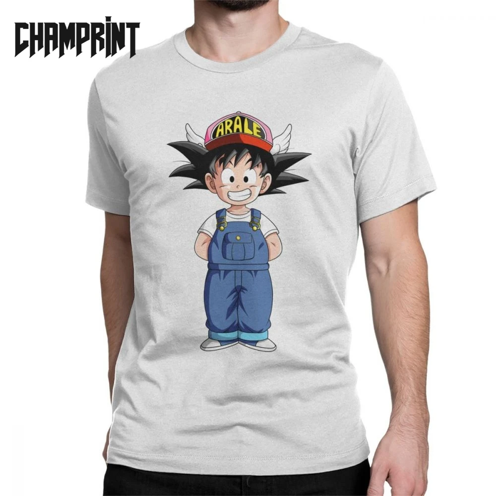 Arale Norimaki Goku Vegeta Dr Slump мужские футболки Аниме Акира манга 90s милый робот 80s футболка