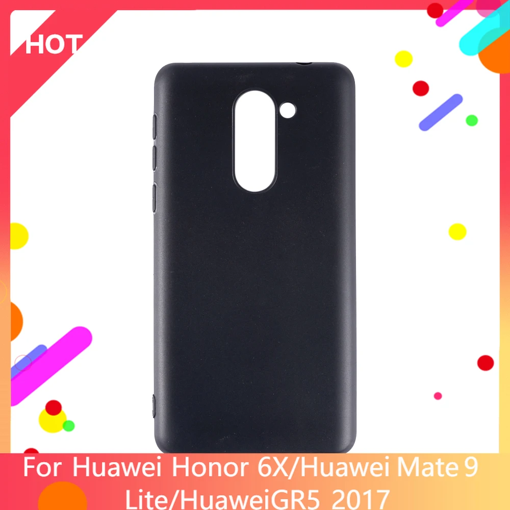 Матовый Мягкий Силиконовый ТПУ чехол для Honor 6X задняя крышка Huawei Mate 9 Lite GR5 2017