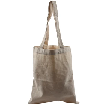 

Beige Canvas Shopping Shoulder Top Tote Shopper Bag Case Envelope M