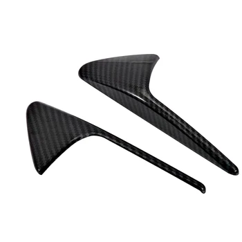 

Side Markers Turn Signal Covers Carbon Fiber Side Camera Fender Overlay Direct 2pcs Fit for Tesla Model 3 X S