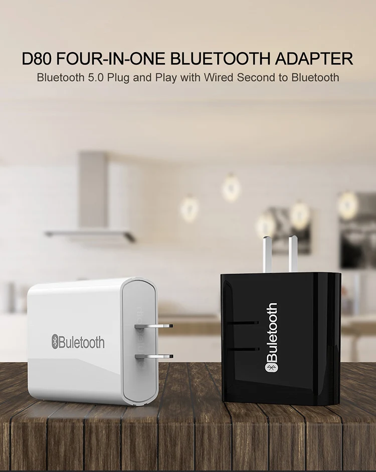 4 в 1 2.1A USB 2,0 концентратор+ Bluetooth 5,0 приемник трансимтер с 3,5 мм разъемом стерео Aux аудио беспроводной адаптер для динамика автомобиля
