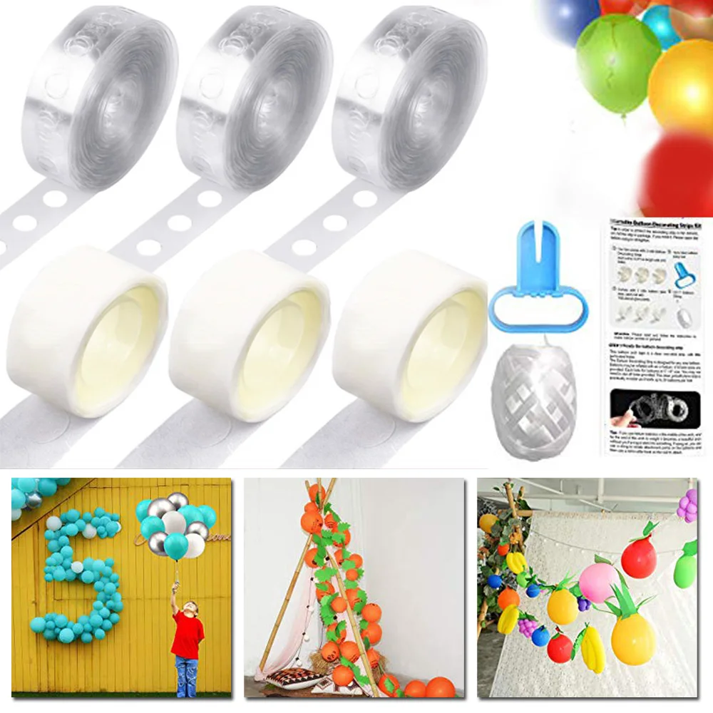 

Balloon Arch Garland DIY Making Chain Ribbon Knot Wedding Party Home Decoration