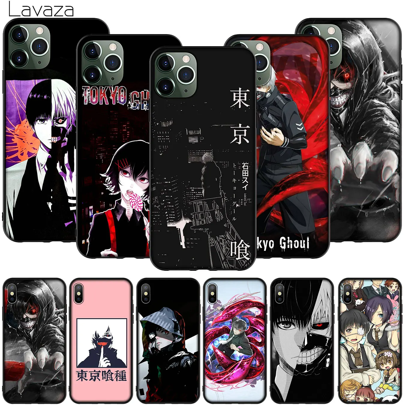 Tokyo ghoul Anime Soft Silicone Phone Case for iPhone 11 Pro XR X XS Max 10 7 8 6 6S 5 5S SE Cover |