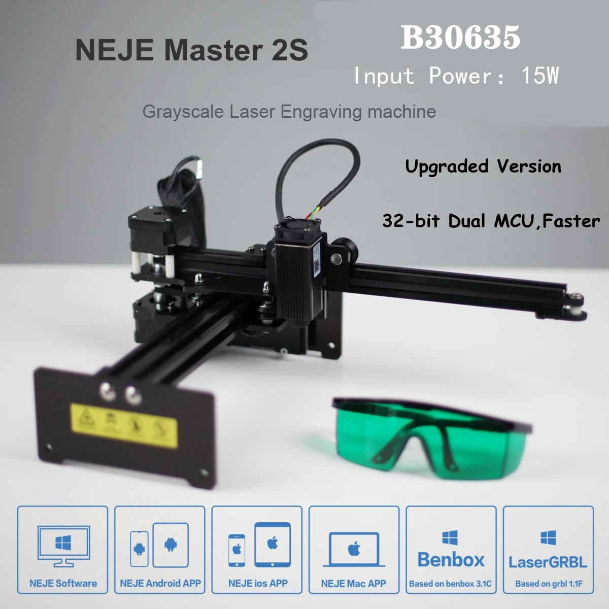 Устройство для резки кожи и дерева NEJE Master 2S B30635 405 нм | Инструменты