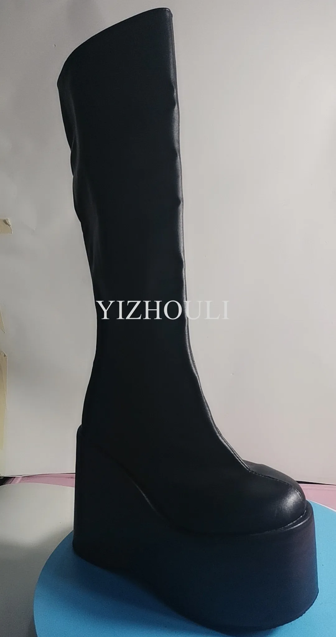Wedge Heel Stage Performance Boots 