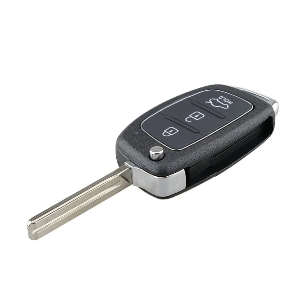 3 BTN Флип дистанционный Брелок чехол для 2013- для HYUNDAI Santa Fe