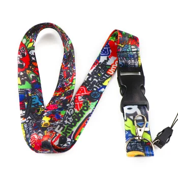 

JDM Style For YAMAHA Motorcycles Lanyard Cellphone JDM Refitting Racing Car Keychain ID Holder Mobile Neck Strap Quick Release