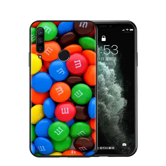 Silicone Cover Cute M&M‘s Chocolate For Huawei Honor 9 9X 9N 8S 8C 8X 8A V9 8 7S 7A 7C Pro lite Prime Play 3E Phone Case Style 14