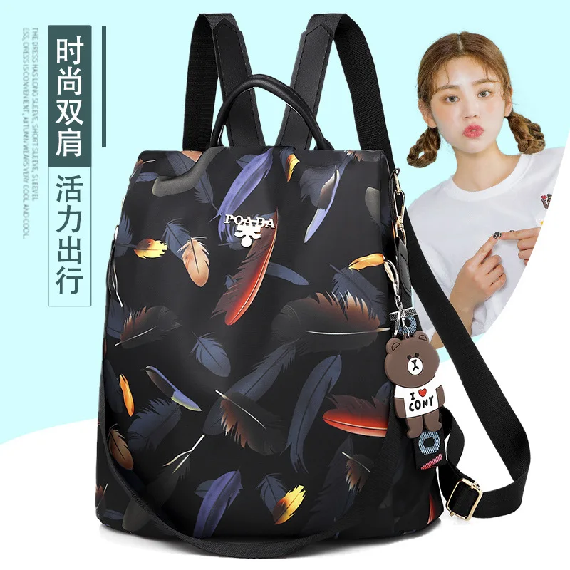 

Spell Duoduo Supply Oxford Cloth Backpack Women's 2019 New Style Korean-style Versatile-Style Anti-Theft Canvas School Bag Backp