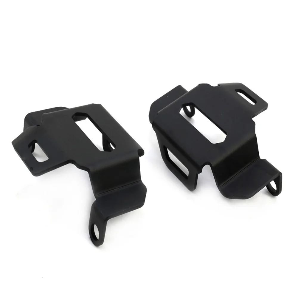 Black Мотоцикл Алюминиевый левый и правый передний тормозной суппорт CoverGuard для SUZUKI DL1000 V-Strom1000 14-19 - Цвет: Black