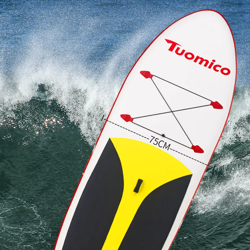 Портативные надувные доски для серфинга SUP красный 117*30*6"