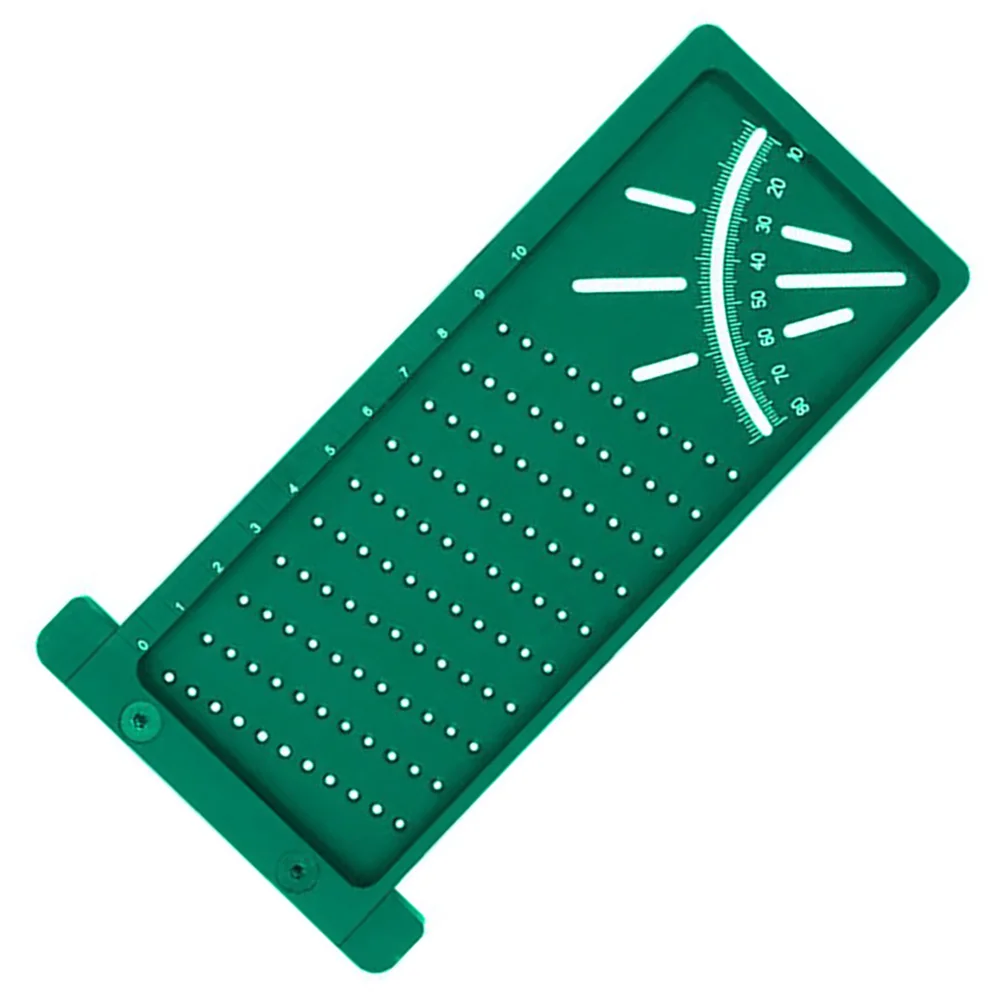 Youool Plastic Precision Woodworking Scribe Mark Line Gauge T-Type Cross-Out Ruler Carpenter Measurement Measuring Tool