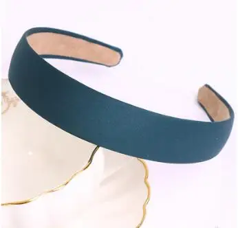 7 100 шт./лот DIY простой мульти чистый цвет кружевная голова из ткани ленты 2,8 см повязки для волос Инструменты для укладки волос аксессуары HA1541 - Цвет: 7