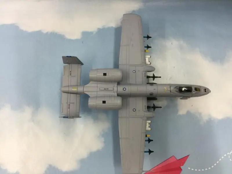 Новинка 1/100, специальный литой металл, ВВС США, A-10, имитационная модель истребителя, домашний дисплей, коллекция игрушек для детей