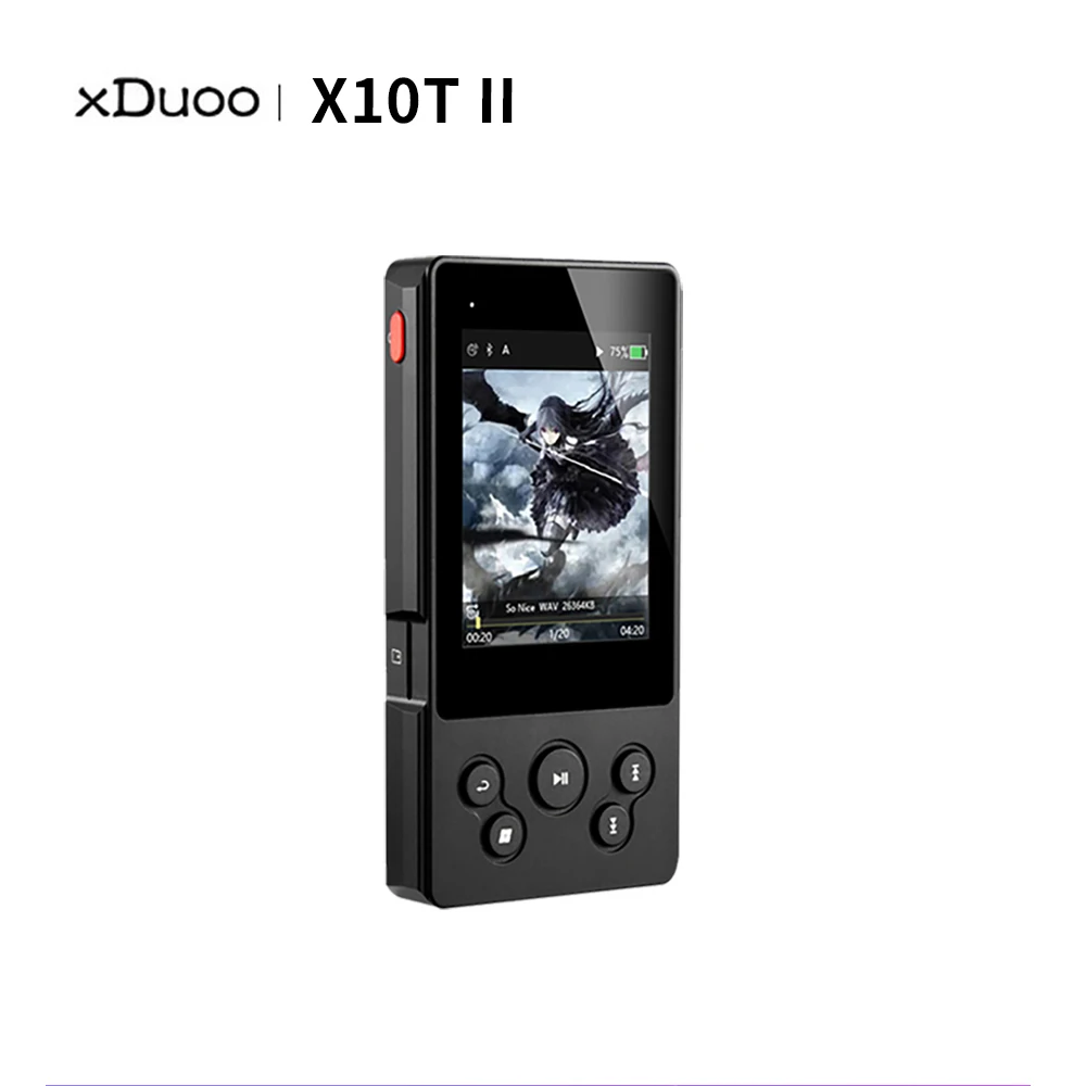 Портативный mp3 плеер xDuoo X10T II Hi Fi с поддержкой Bluetooth DAC Mp3 res звук без потерь Flac USB