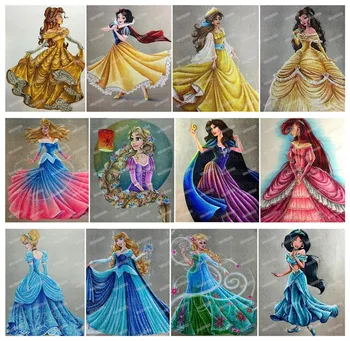 

5D DIY Diamond Painting Embroidery "Cartoon Princess" Diamond Painting Cross Stitch 2020 Home Decoration Gift