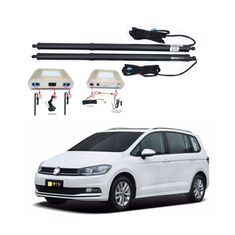 New Electric tailgate refitted for VW TOURAN 2016 - Tail box intelligent electric tail door Power tailgate lift Lock New Electric tailgate refitted for VW TOURAN 2016 - Tail box intelligent electric tail door Power tailgate lift Lock