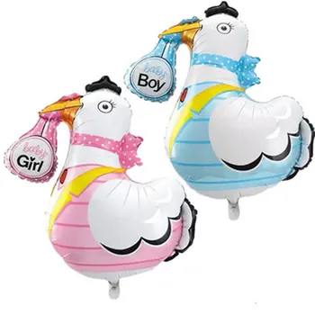 

50pcs cute goose Gryan inflatable helium balloon male treasure female treasure aluminum foil balloon party decoration baby gift